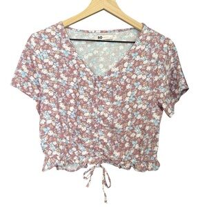 Floral Bottom Tie Top